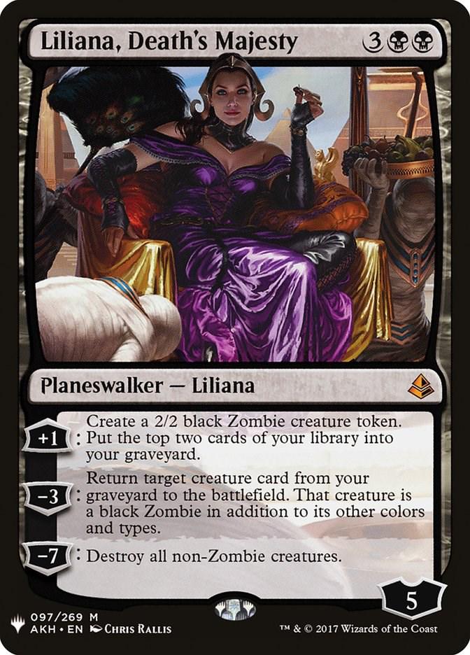Liliana, Death's Majesty #97 Magic The List Reprints