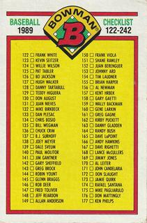 Checklist 122-242