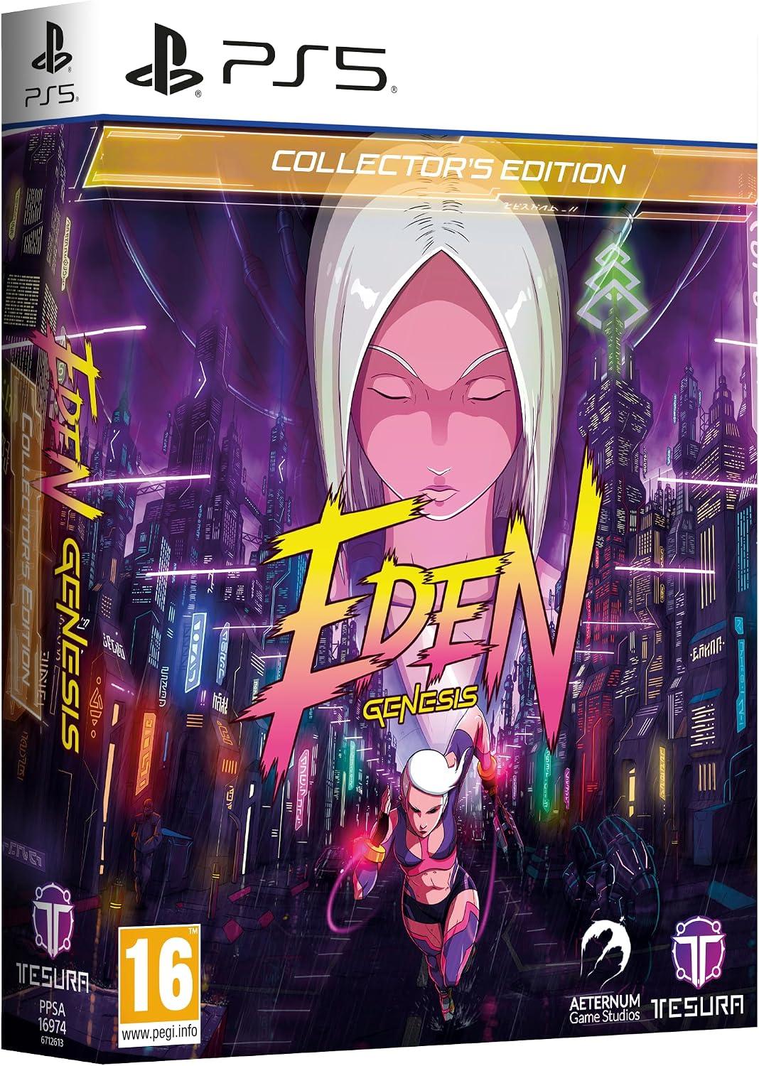 Carátula de Eden Genesis Collector's Edition para PS5 (edición PAL España)
