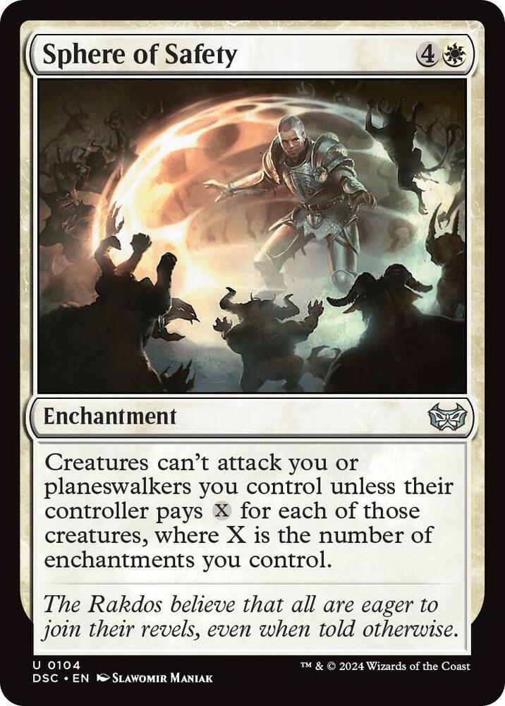 Sphere of Safety #104 Magic Duskmourn: House of Horror Commander