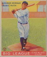 Pic | Babe Ruth Baseball Cards 1933 Goudey