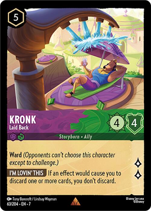 Kronk - Laid Back #63 Lorcana Archazia's Island