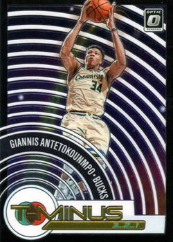 Giannis Antetokounmpo #15 Basketball Cards 2020 Panini Donruss Optic T Minus 3 2 1