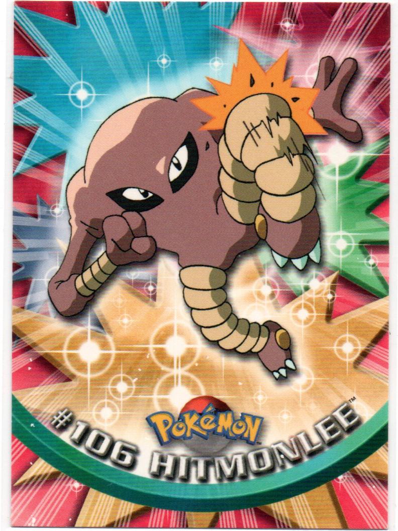 Hitmonlee #106 (Pokemon 2000 Topps TV)