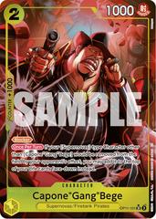 Capone Gang Bege [Alternate Art] OP11-101 One Piece Fist of Divine Speed Prices