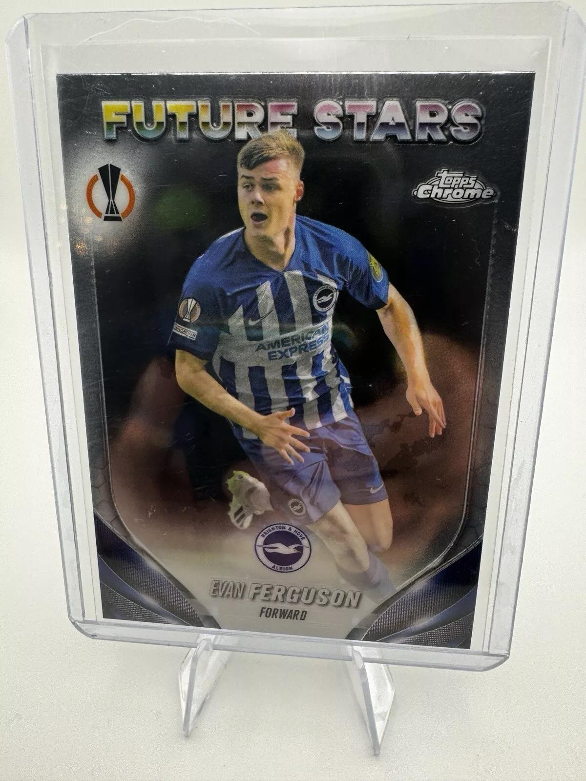 Evan Ferguson #1 Soccer Cards 2023 Topps Chrome UEFA Club