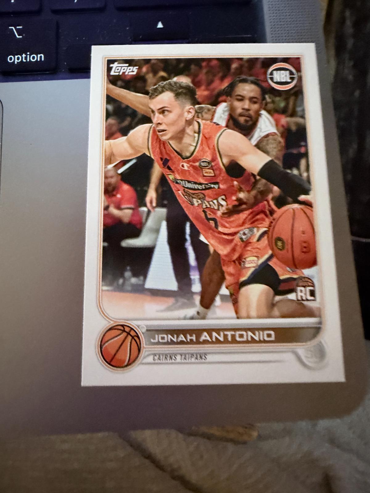 Jonah Antonio #21 2022 Topps National Basketball League