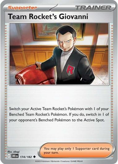 Team Rocket's Giovanni #174 Cover Art