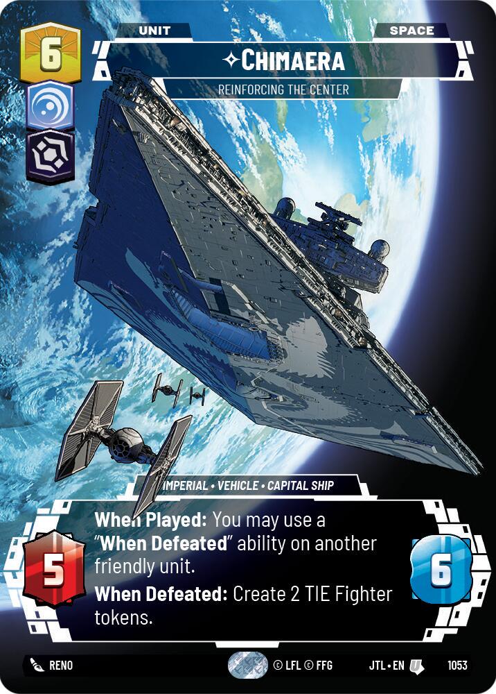 Chimaera - Reinforcing the Center #1053 Star Wars Unlimited: Jump to Lightspeed
