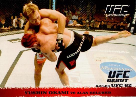 Alan Belcher, Yushin Okami #50 Ufc Cards 2009 Topps UFC Round 1