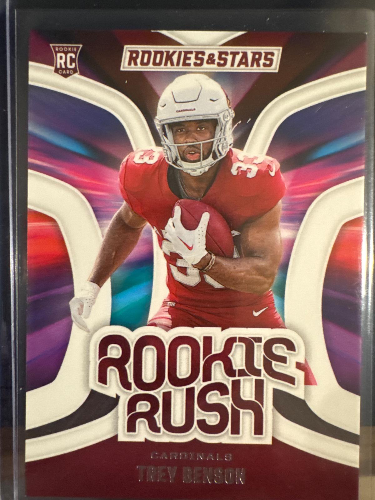 Trey Benson #RR-TBN Football Cards 2024 Panini Rookies & Stars Rookie Rush