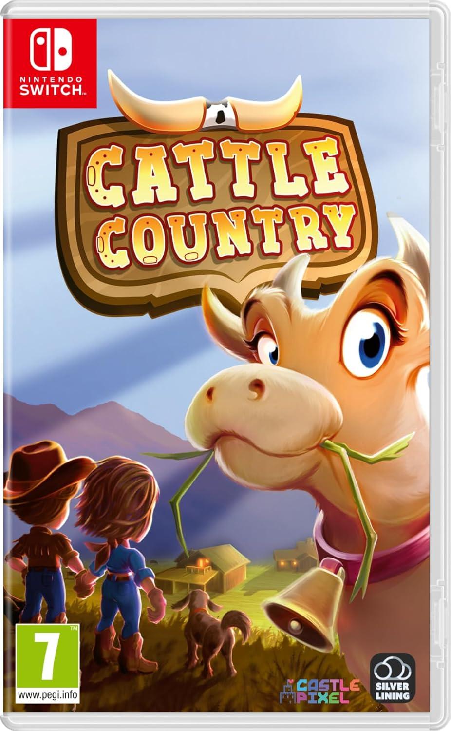 Carátula de Cattle Country para Switch (edición PAL España)