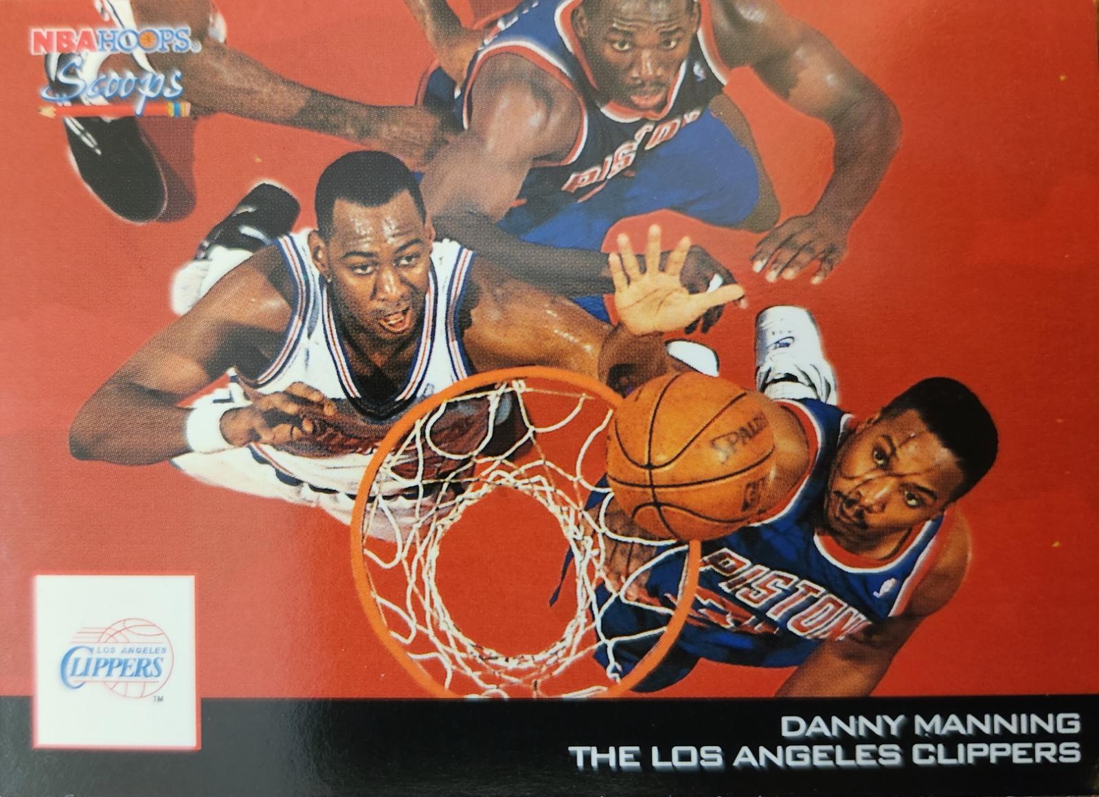 Danny Manning #HS12 Basketball Cards 1993 Hoops Scoops