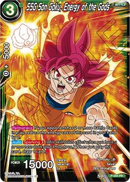 SSG Son Goku, Energy of the Gods P-094 Dragon Ball Fusion World Promos