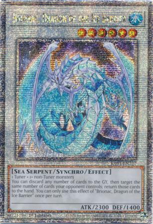 Brionac, Dragon of the Ice Barrier [Quarter Century Secret Brionac, Dragon of the Ice Barrier [Quarter Century Secret