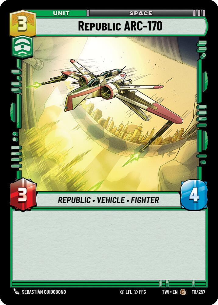 Star Wars Unlimited CCG Cards - Twilight Of The Republic Non-Foil Rare Cards, Near Mint