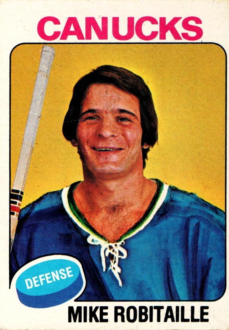 Mike Robitaille #24 Hockey Cards 1975 Topps