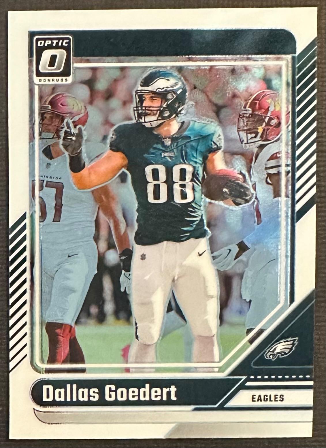 Dallas Goedert #162 Football Cards 2024 Panini Donruss Optic