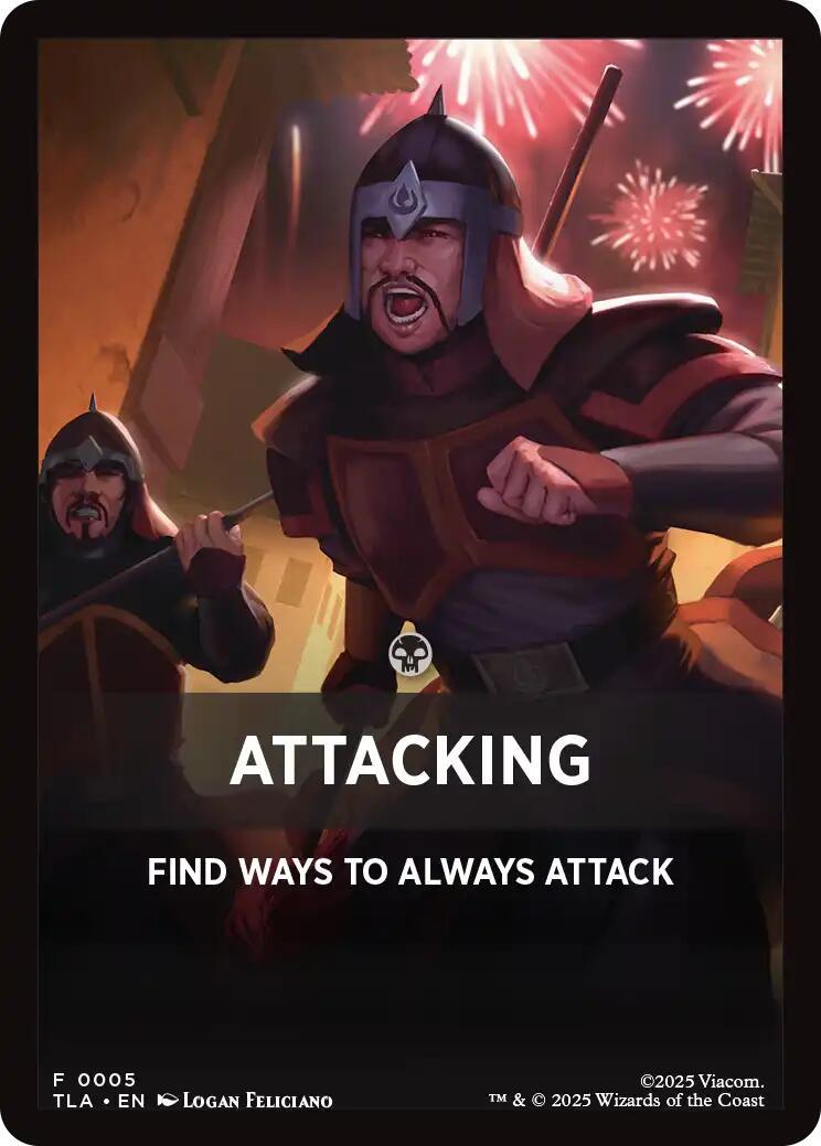 Attacking Theme Card (Magic Avatar: The Last Airbender)