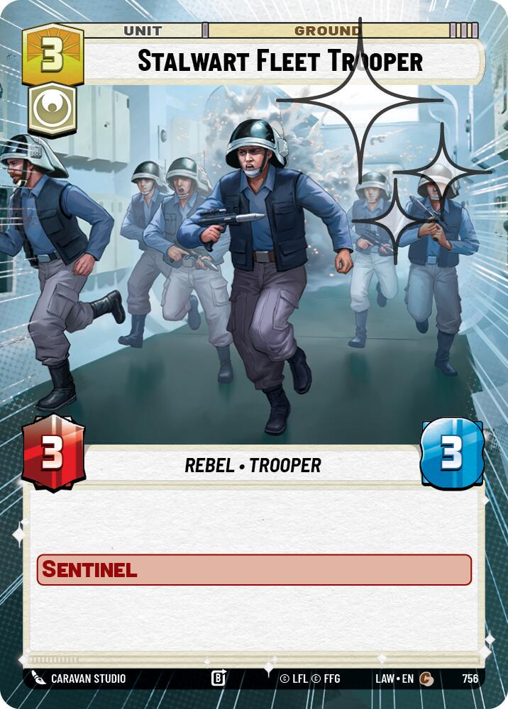 Stalwart Fleet Trooper [Hyperspace Foil] #756