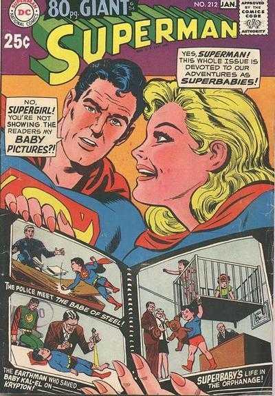 Superman #212 (1968) Comic Books Superman