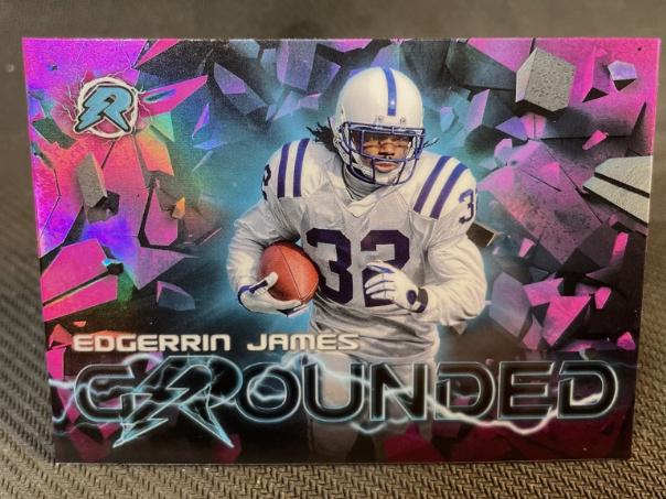 Edgerrin James [Pink Refractor] #RG-8
