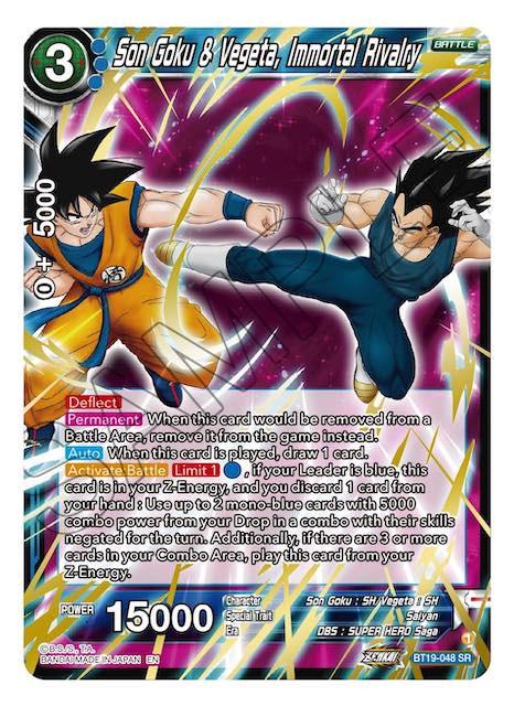 Son Goku & Vegeta, Immortal Rivalry BT19-048 Prices | Dragon Ball Super Fighter's Ambition | Dragon Ball Cards Son Goku & Vegeta, Immortal Rivalry BT19-048 Prices | Dragon Ball Super Fighter's Ambition | Dragon Ball Cards