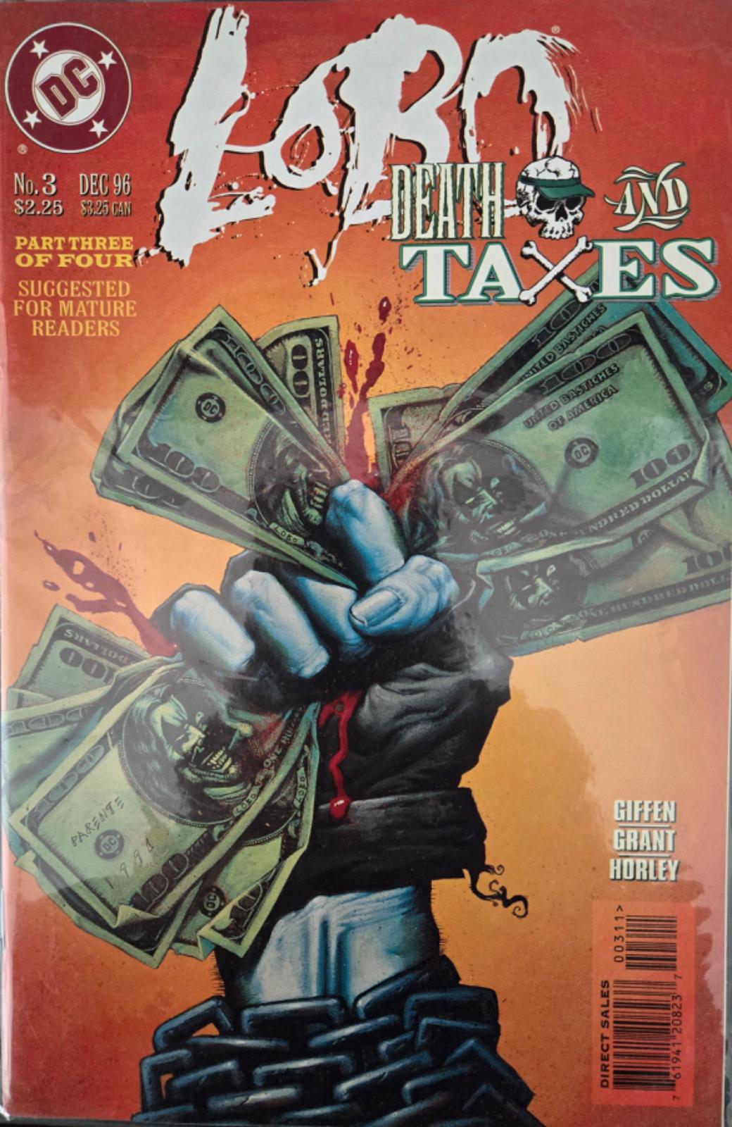 Lobo: Death And Taxes #3 (1996) Comic Books Lobo: Death And Taxes