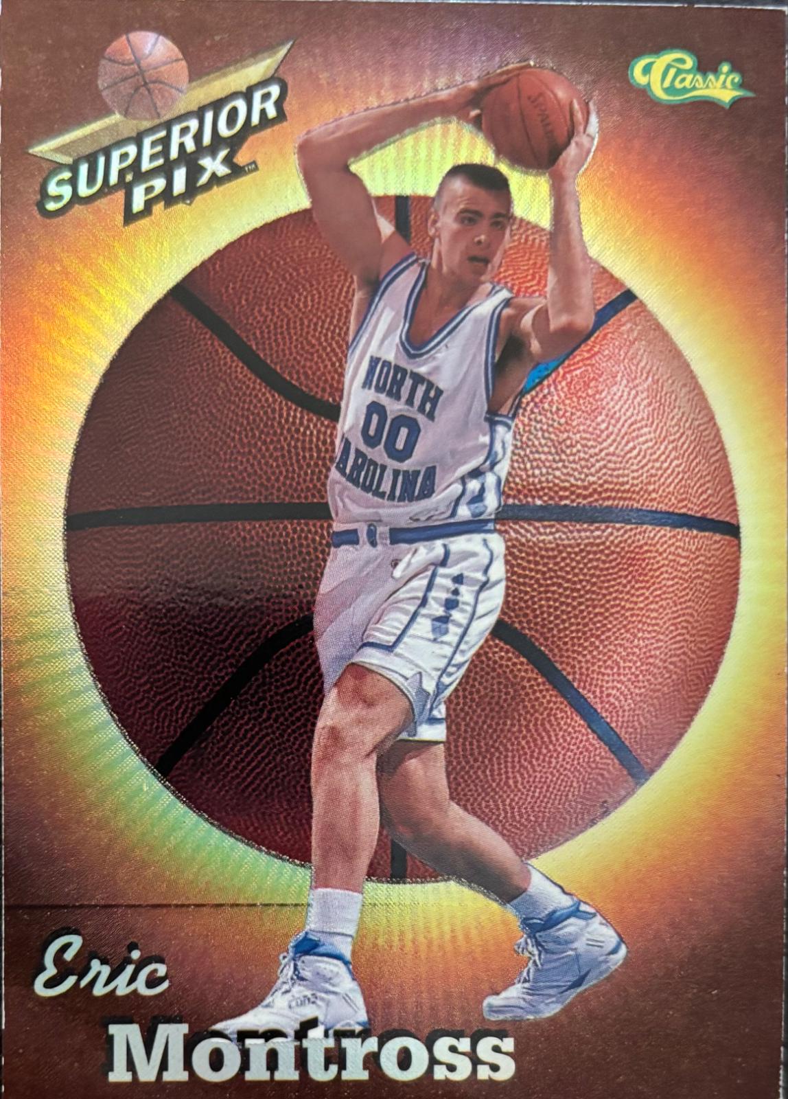 Eric Montross #8 Basketball Cards 1995 Classic Superior Pix
