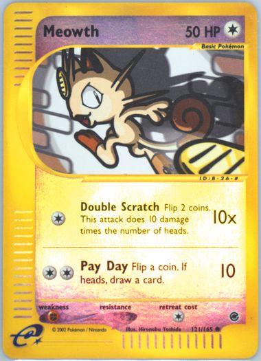 Meowth [Reverse Holo] #121 Prices | Pokemon Expedition | Pokemon Cards