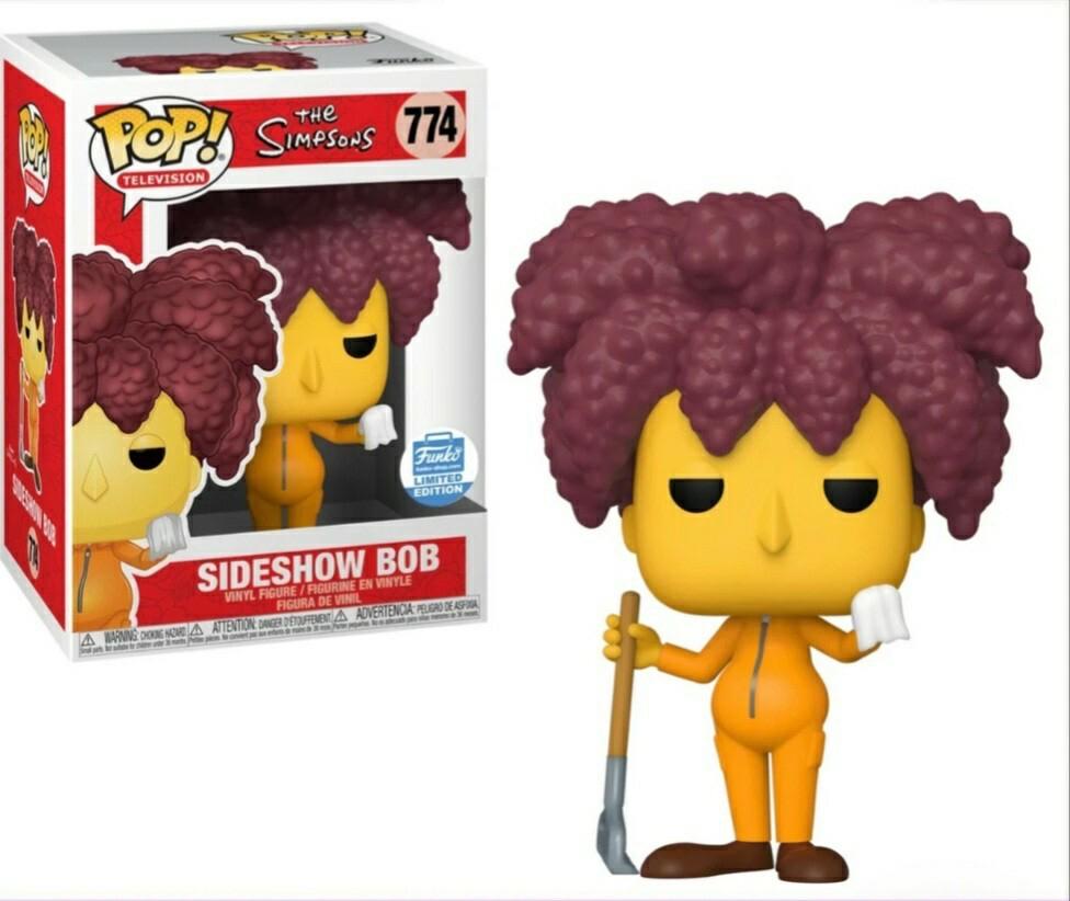 Sideshow Bob #774 Funko Pop Funko Shop exclusive box and figure