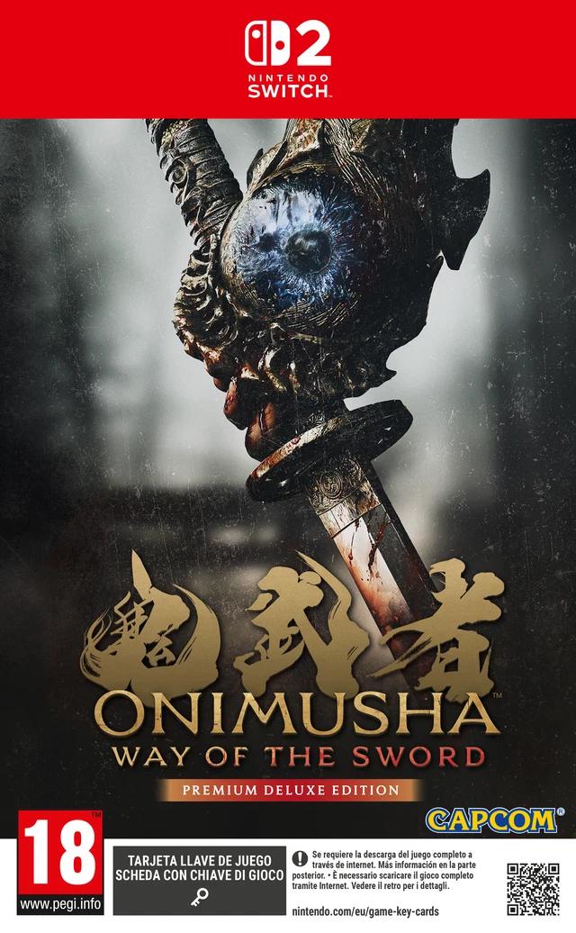 Carátula de Onimusha Way Of The Sword Premium Deluxe Edition para Switch 2 (edición PAL España)