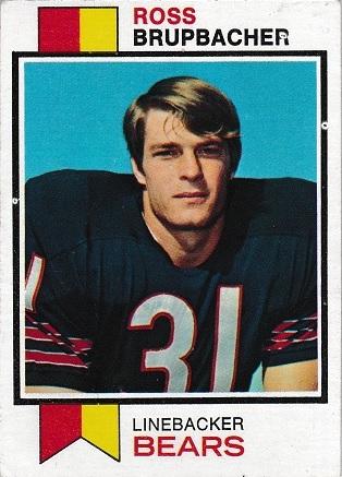 Ross Brupbacher #87 Football Cards 1973 Topps
