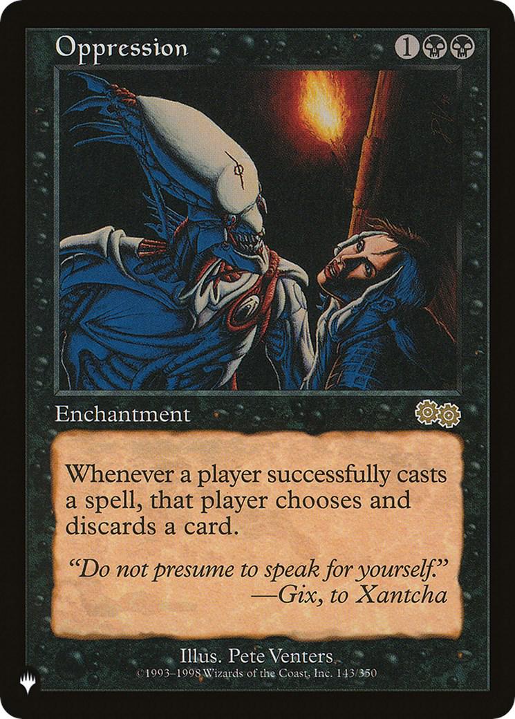 Oppression #143 Magic The List Reprints