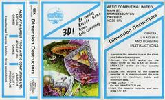 Full Cover 1st Edition | Dimension Destructors ZX Spectrum