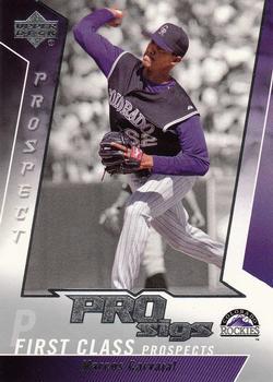 Marcos Carvajal #103 2005 Upper Deck Pro Sigs Baseball