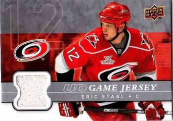 Eric Staal #GJ-ES 2008-09 Upper Deck Hockey UD Game Jerseys