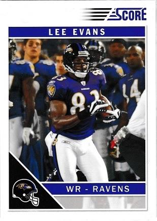 Lee Evans #34 Football Cards 2011 Panini Score