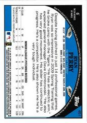 Back Of Card | Ryan Perry Baseball Cards 2009 Topps