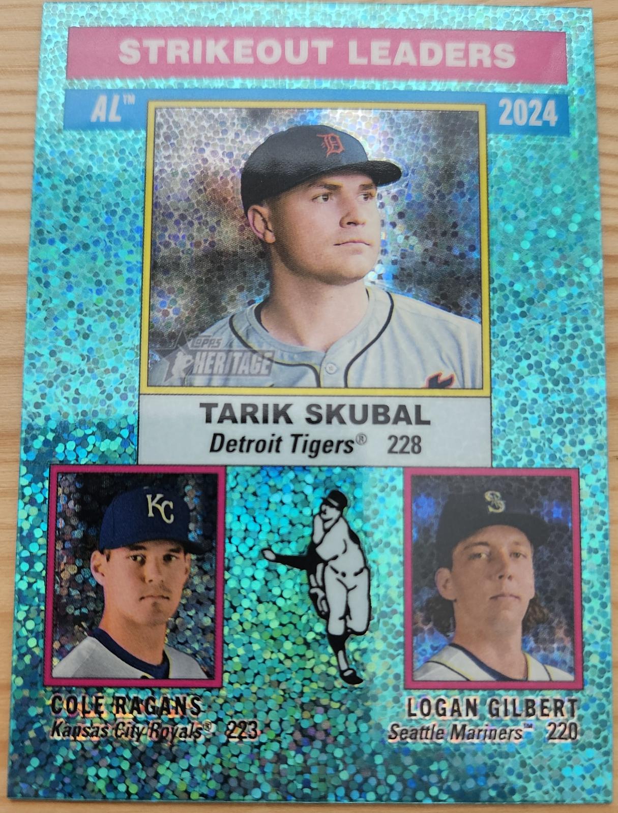 Logan Gilbert / Tarik Skubal / Cole Ragans [Aqua Sparkle] #204