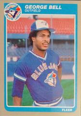 George Bell #100 Baseball Cards 1985 Fleer Prices