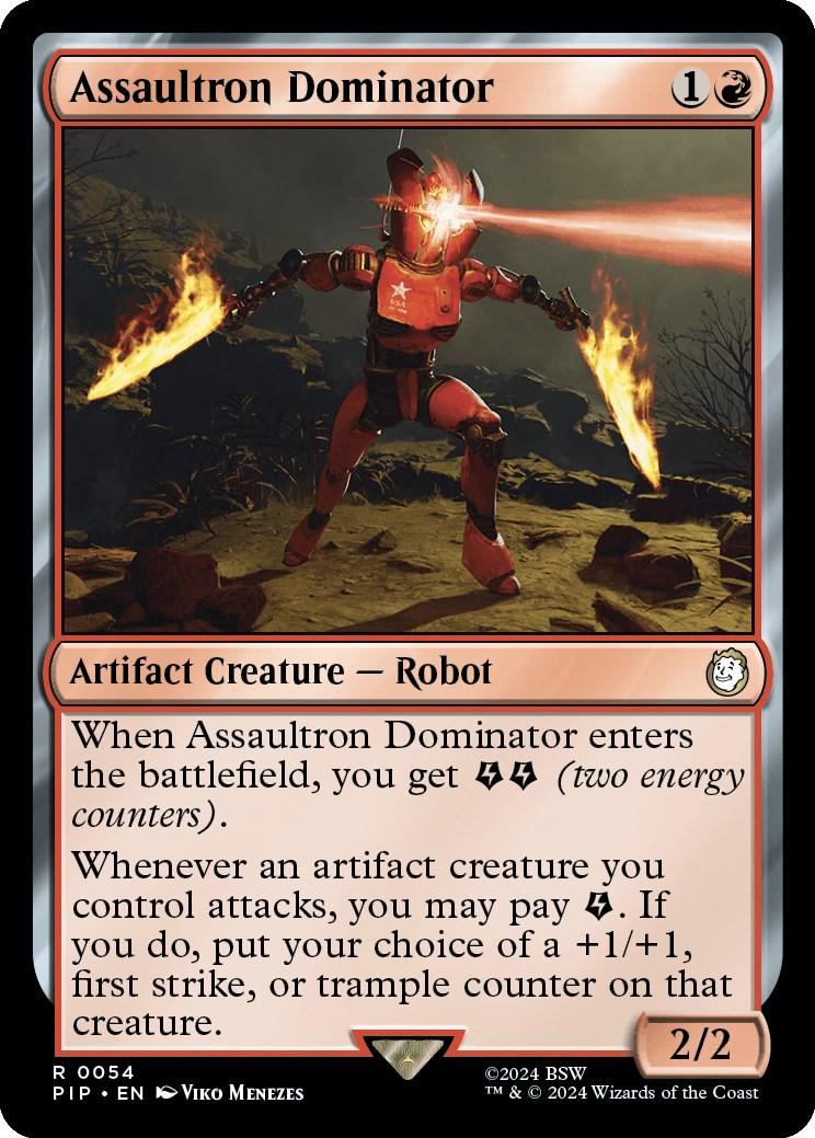 Tap to enlarge Assaultron Dominator – Foil, Magic Fallout