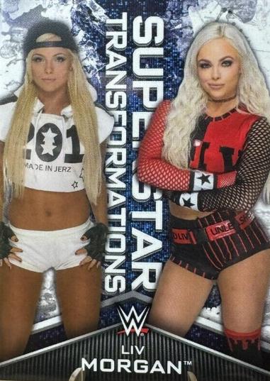 Liv Morgan #ST-9 Wrestling Cards 2020 Topps WWE Women's Division Superstar Transformations