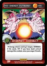 Red Energy Outburst S61 Dragon Ball Z Premier Set