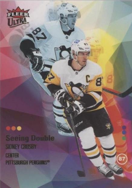 Sidney Crosby #DT-15 2021 Ultra Seeing Double Hockey