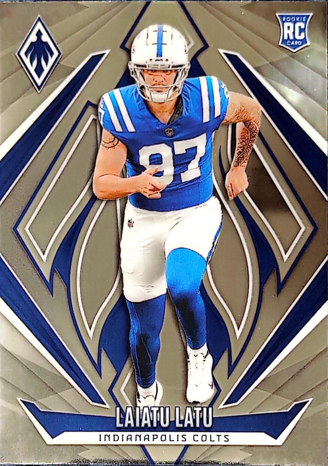 Laiatu Latu #217 Football Cards 2024 Panini Phoenix