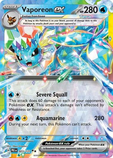 Vaporeon ex #23 Cover Art