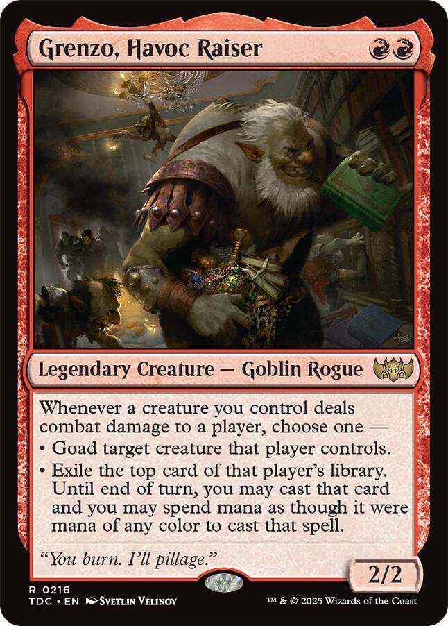 Grenzo, Havoc Raiser #216 Magic Tarkir: Dragonstorm Commander