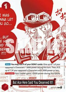 But Ace Here Said You Deserved It!! OP13-019