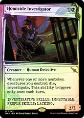 Homicide Investigator [Showcase Foil] #343